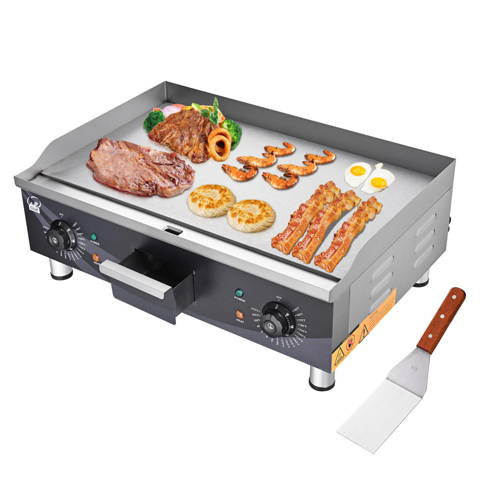 Yescom Electric Countertop Griddle Flat Grill 24in 2500W