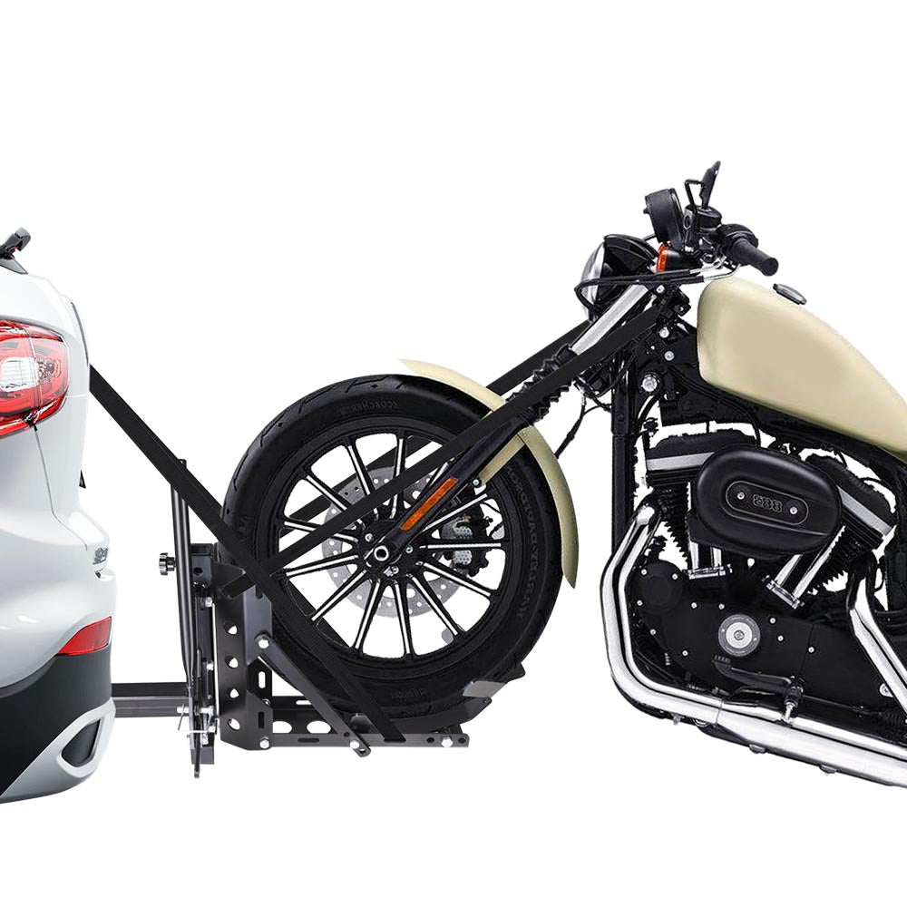 Motorcycle carrier with towing option online