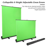 Yescom Green Screen Chromakey Backdrop Floorstanding 6.6 ft Image