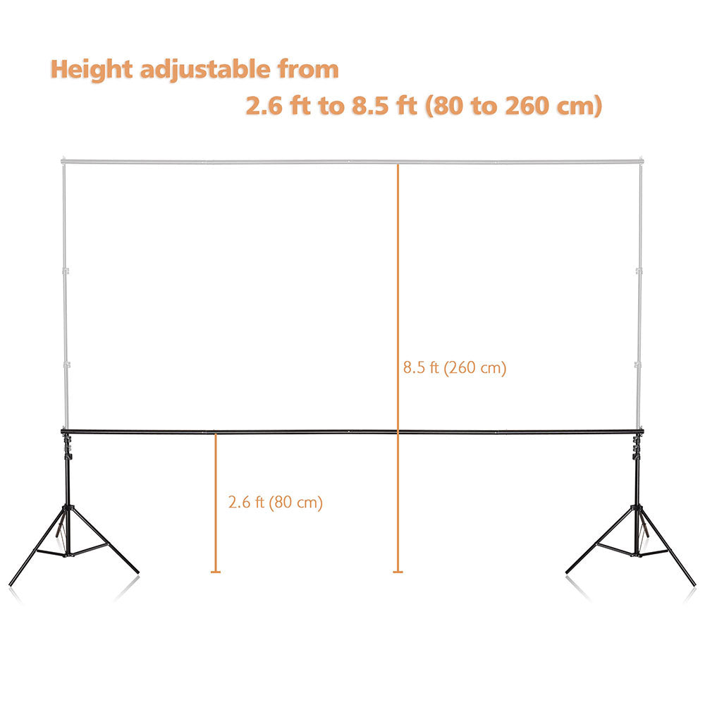 Yescom 10'x 8' 6" Adjustable Photography Background Support Image