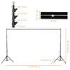 Yescom 10'x 8' 6" Adjustable Photography Background Support