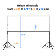 Yescom 10'x7' Adjustable Photography Background Support Image