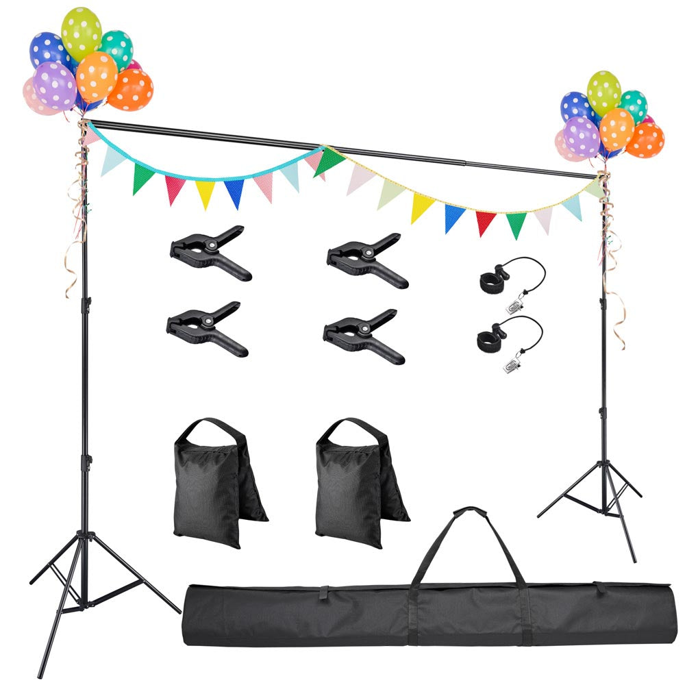 Yescom 10'Wx9.5'H Backdrop Stand Photo Video Studio Background Support Image