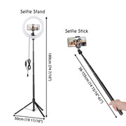 Yescom 12" Ring Light w/ Stand, Ball Head, Phone Holder Sociallight Image