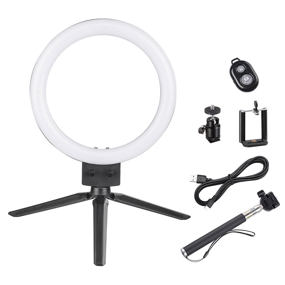 Yescom 8" Ring Light w/ Stand Angeleye Photo Video Social Lighting Image