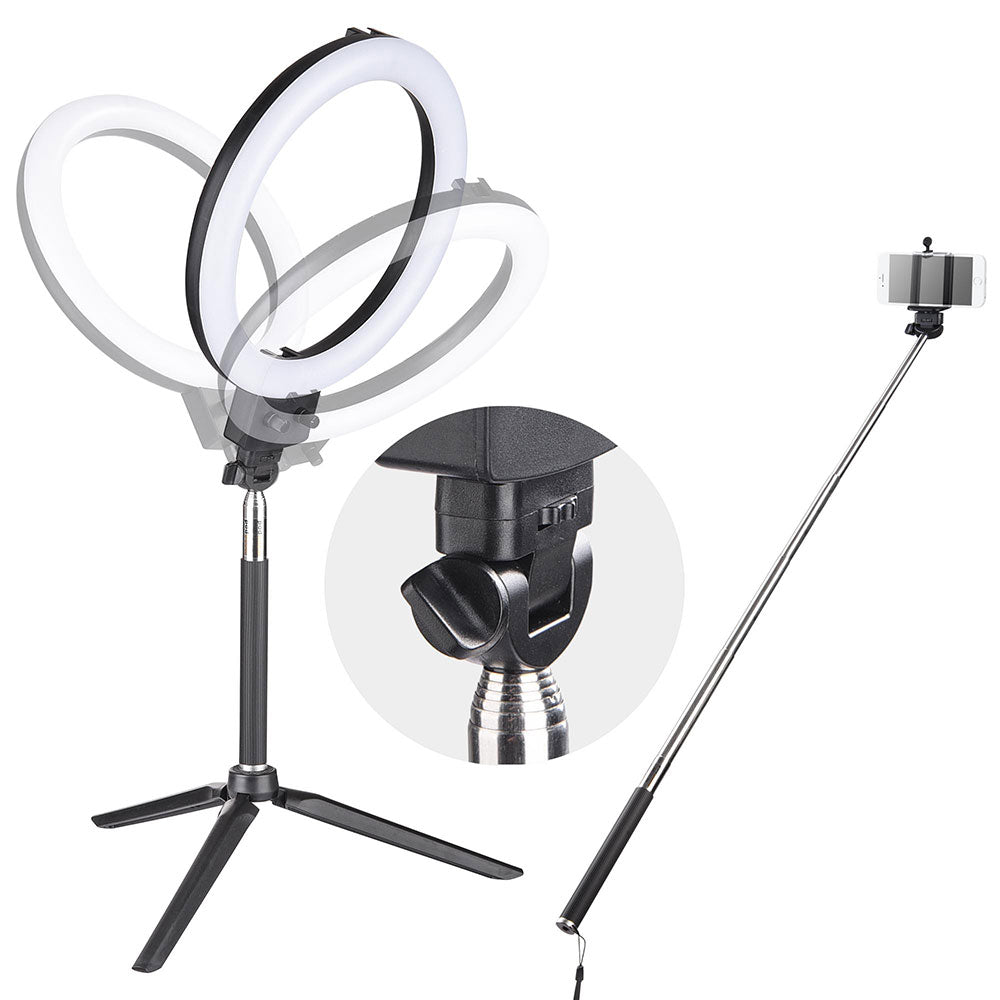 Yescom 8" Ring Light w/ Stand Angeleye Photo Video Social Lighting Image