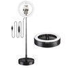 Yescom 10" Travel Ring Light Dimmable Selfie Light w/ Phone Holder