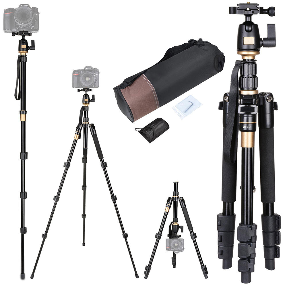 Yescom Pro Aluminum DSLR Camera Tripod Monopod & Ball Head Image