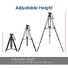 Yescom 71in Adjustable Camera Tripod Kit 3-Height 360 Fluid Head w/ Bag