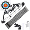 Yescom Archery Compound Bow Kit & 12 Carbon Arrows Fishing Bow