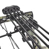 Yescom Archery Compound Bow Kit & 12 Carbon Arrows Fishing Bow