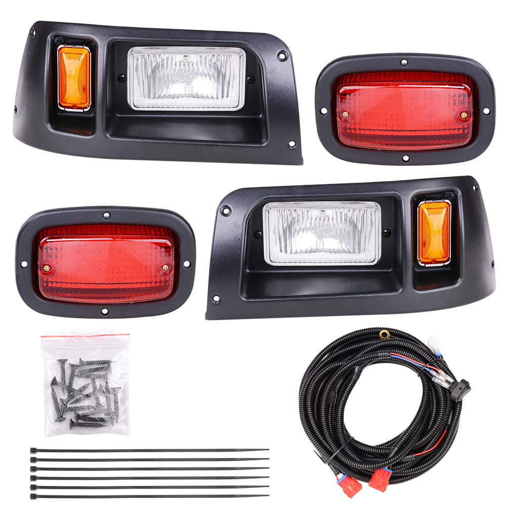 Yescom Golf Cart Halogen Headlight & LED Tail Light Kit for Club Car Image