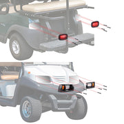 Yescom Golf Cart Halogen Headlight & LED Tail Light Kit for Club Car Image