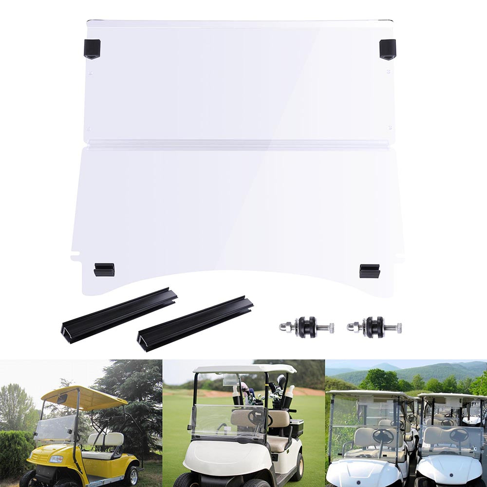 Yescom Golf Clear Windshield Fold Down Acrylic for Club Car Precedent Image