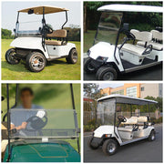 Yescom Golf Clear Windshield Fold Down Acrylic for EZGO TXT 1995-2013 Image