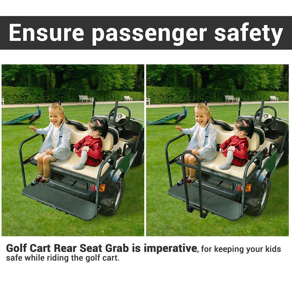 Yescom Safety Grab Bar Rear Seat for Golf Cart EZGO Genesis 150 Image