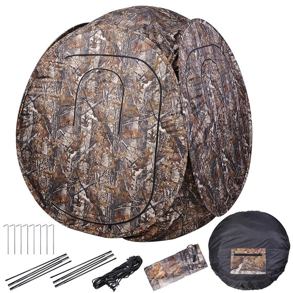 Yescom Durable Steel Frame Outdoor Pop Up Blind Camouflage Image