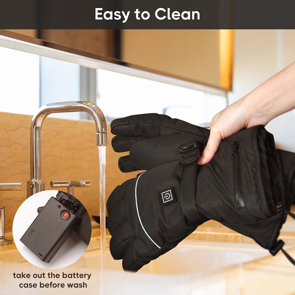 Yescom Electric Heated Gloves Touchscreen Battery Powered Image