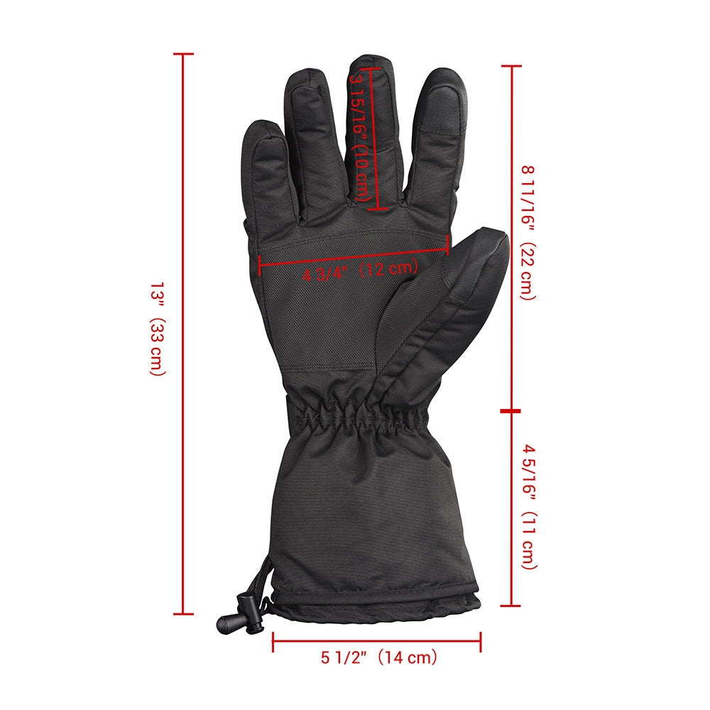 Yescom Electric Heated Gloves Touchscreen Battery Powered Image