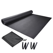 Yescom 6x4ft Yoga Mat 1/4"Thick Anti-Slip Black Image