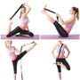 Yescom Stretch Strap with Door Anchor Yoga Swing Dancers Gymnastics, Black Image