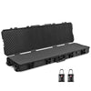 Yescom 40" Rolling Rifle Case with Foam TSA Padlocks IP67 Long Hard Case