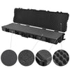 Yescom 40" Rolling Rifle Case with Foam TSA Padlocks IP67 Long Hard Case