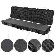 Yescom 40" Rolling Rifle Case with Foam TSA Padlocks IP67 Long Hard Case Image