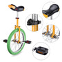 Yescom 18 inch Unicycle Wheel Frame Color Optional, Yellow & Green Image