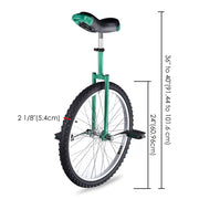 Yescom 24 inch Unicycle Wheel Frame Color Optional Image