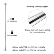 Yescom 12ft Spinning Static Dancing Pole Removable D45mm Image