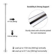 Yescom 10.8ft Spinning Pole Dancing Exercise Fitness Pole for Home Image