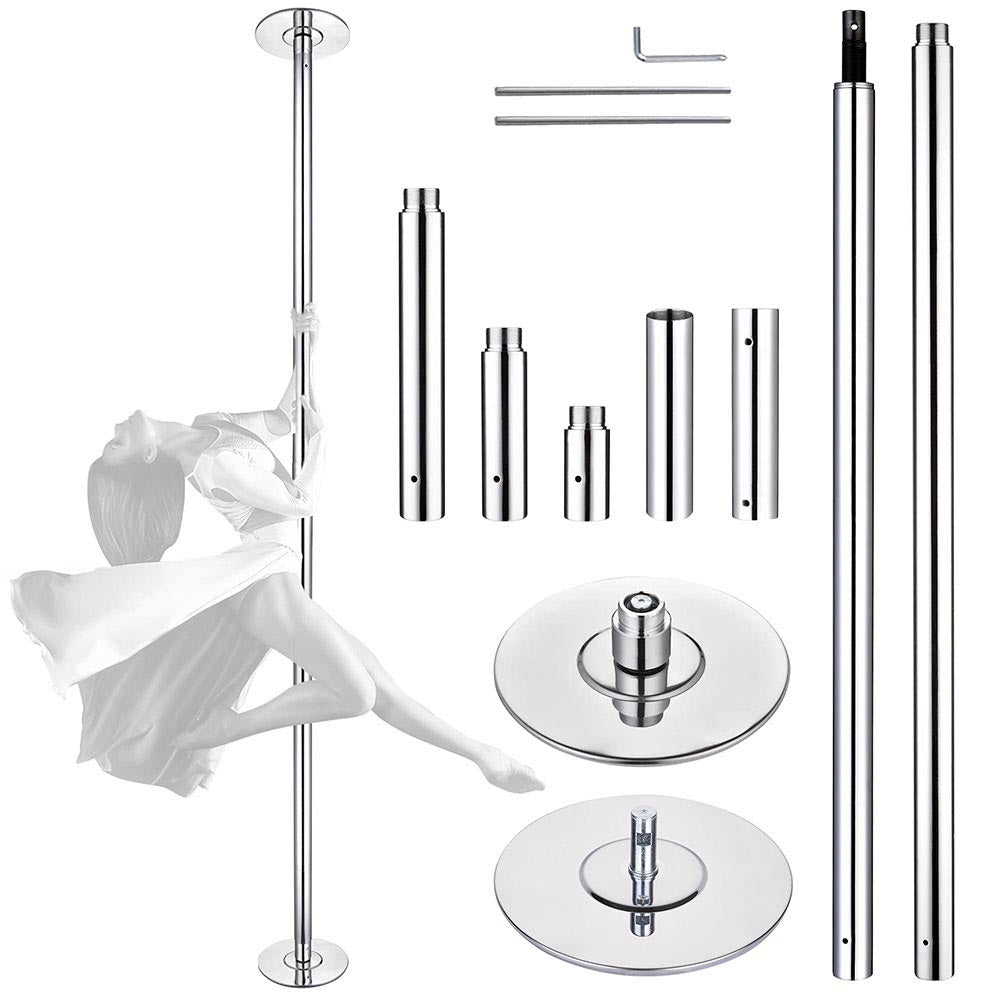 Yescom 10' Spinning Dance Pole Kit Removable D45mm Image