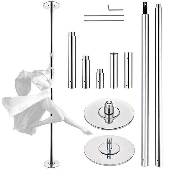 Yescom 10' Spinning Dance Pole Kit Removable D45mm Image