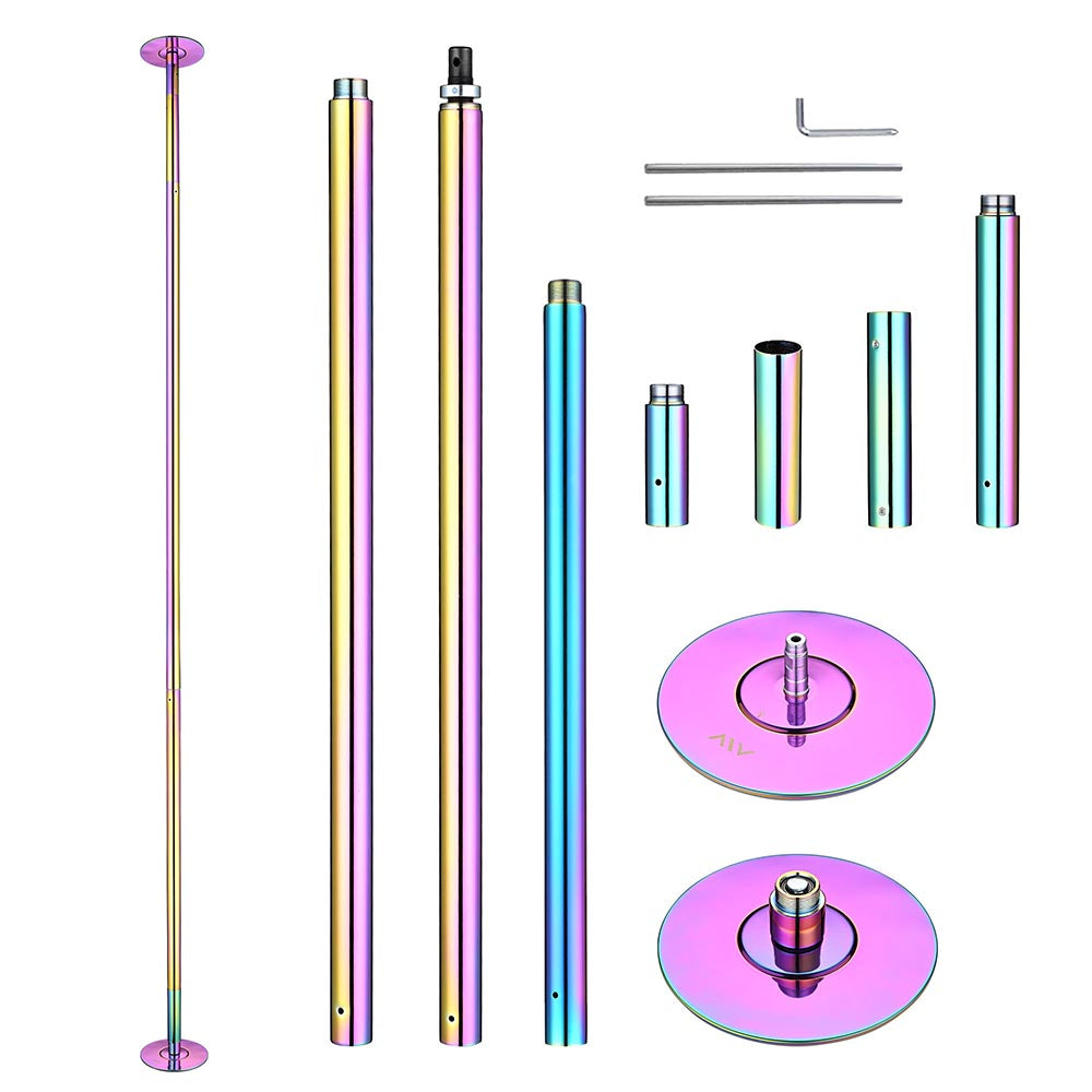 Yescom 11.5ft Colorful Portable Spinning Pole Image