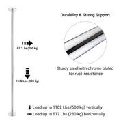 Yescom 11.5ft Spinning Pole Dancing Pole Home Exercise Image