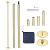 Yescom 9.25FT Golden Portable Spinning Dance Pole D45mm