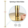 Yescom 9.25FT Golden Portable Spinning Dance Pole D45mm