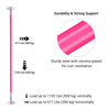 Yescom 9.25ft Silicone Portable Spinning Pole D45mm