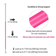 Yescom 12.6ft Silicone Portable Spinning Pole D45mm Image