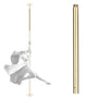 Yescom 750mm Extension for Spinning Static Dancing Pole, Gold Image