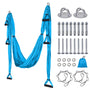 Yescom Yoga Swing Aerial Yoga Inversion Sling with Ceiling Hooks, Blue Image