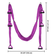 Yescom Yoga Swing Aerial Yoga Inversion Sling with Ceiling Hooks Image