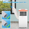 Yescom Window Vent Kit for Portable AC 5 7/8" Dia. Hose