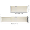 Yescom Expandable Drawer Dividers 11-17"x4"H 2-Pack