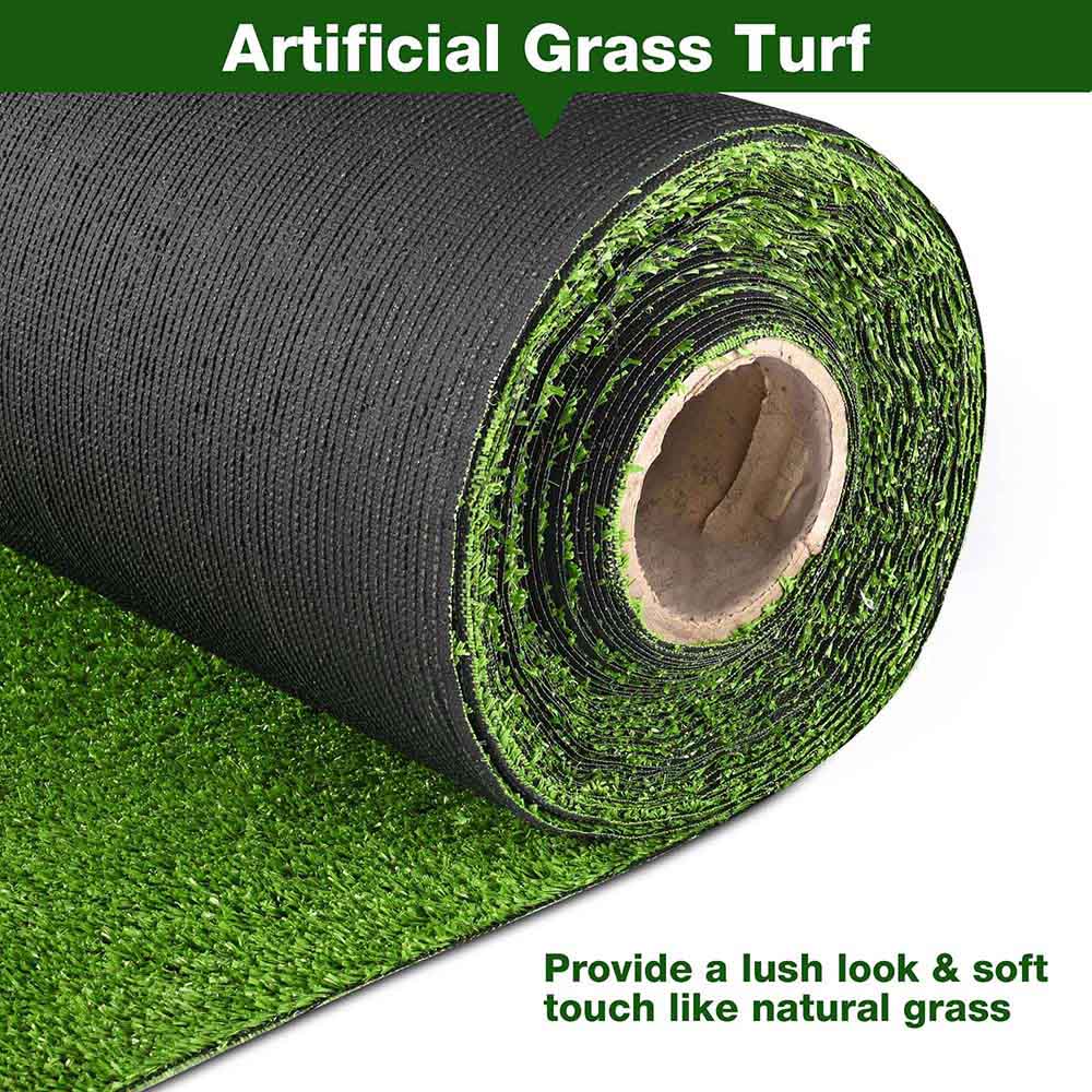 Yescom 65'x10' Artificial Grass Turf Patio Carpet Mat (2x)65x5ft Image