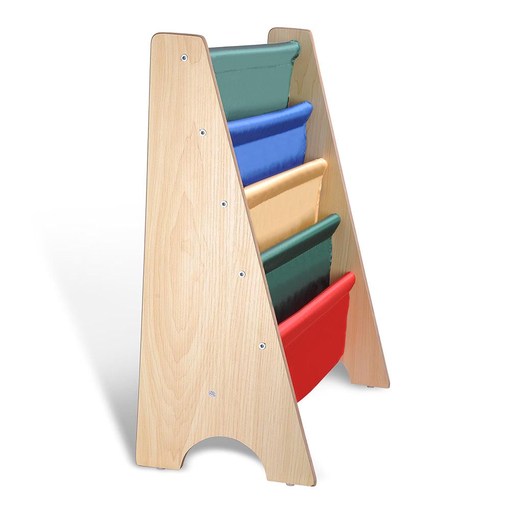 Yescom Kids Sling Bookshelf Book Storage Display Holder Image