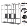 Yescom 70" Portable Wardrobe Storage Clothes Closet Organizer