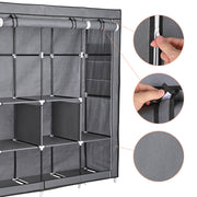 Yescom 70" Portable Wardrobe Storage Clothes Closet Organizer Image