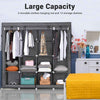 Yescom 70" Portable Wardrobe Storage Clothes Closet Organizer